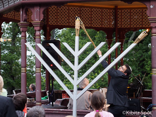 Hanukkah in the Park in Auckland, New Zealand