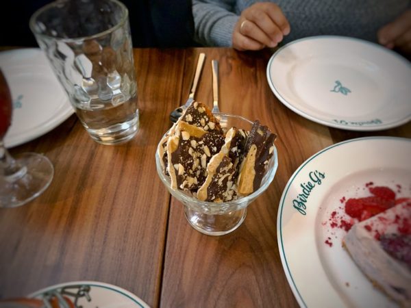 Chocolate matzo bark