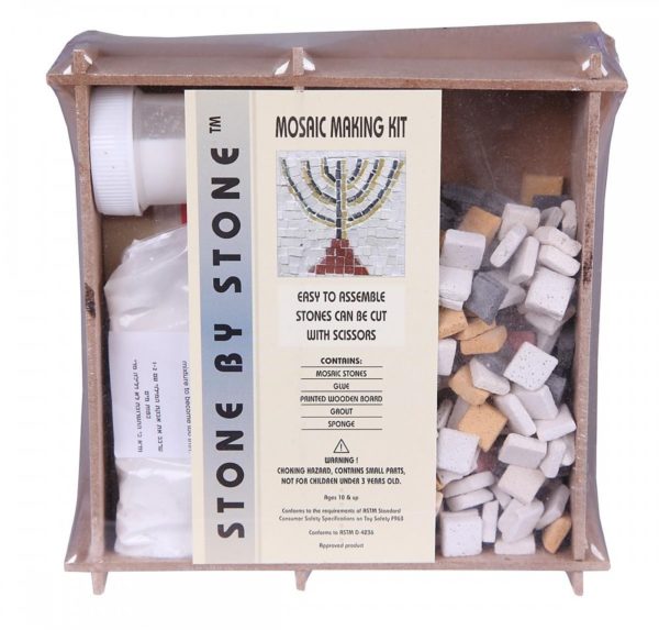 Do-It-Yourself Mosaic Kit - Menorah (Large)
