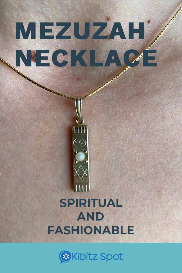 Mezuzah Necklace Keeps You Close to God • Kibitz Spot