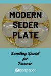 A photo of a seder plate