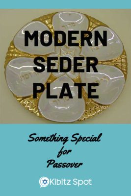 A photo of a seder plate