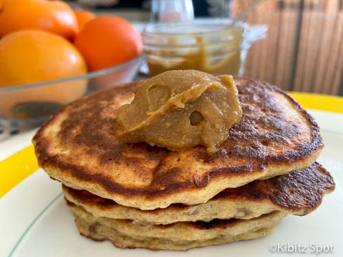 gluten and Dairy Free Pancakes with kaya