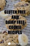 Image of gluten and dairy free chocolate peanut butter banana cookies