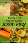 Chicken peanut satay stir-fry
