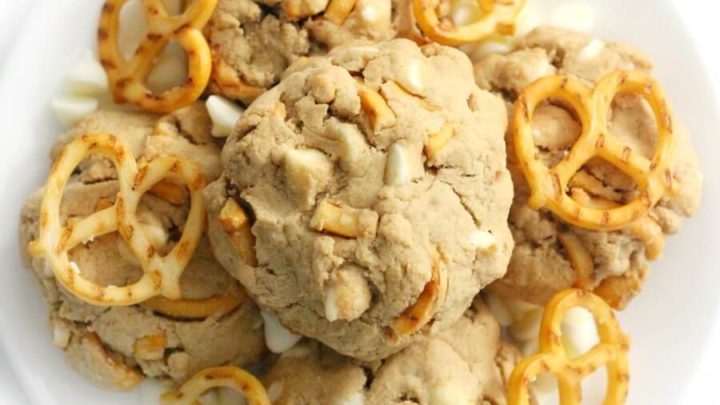 White Chocolate Pretzel Cookies 8