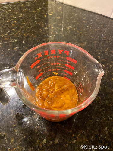 peanut butter sauce for chicken satay stir fry