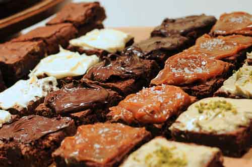 Selection of 18 gluten and dairy free brownies