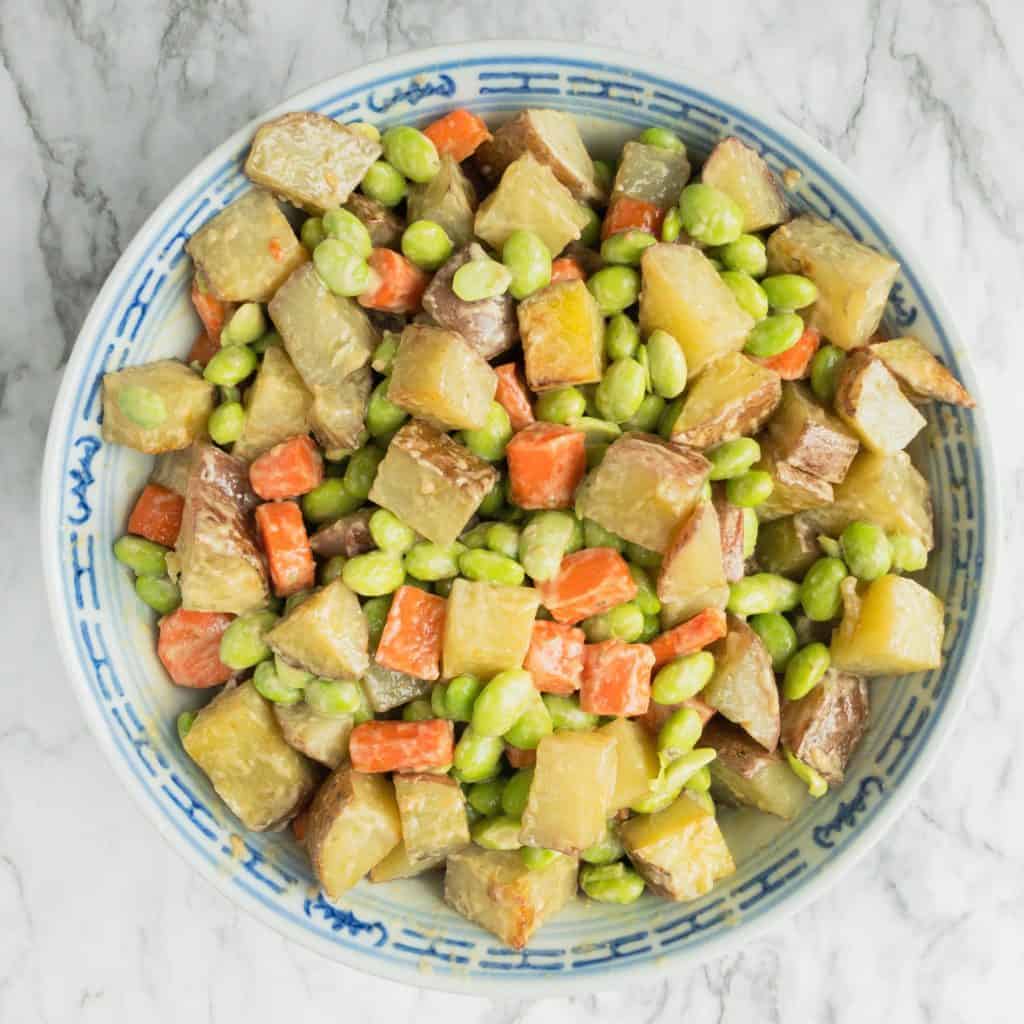 Roasted Vegetable Salad in a Large Bowl 1024x1024 1