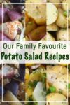 Three different potato salads, part of our collection of gluten free potato salad recipes