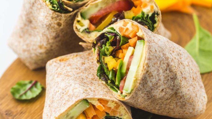 Hummus Veggie Wrap 11