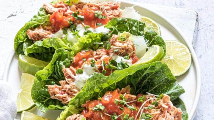 Instant Pot salsa Chicken lettuce wraps 12 of 13