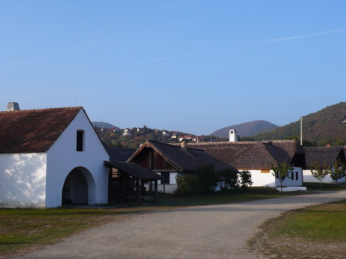 Traditional houses in Hungary