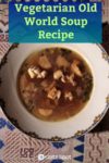 Vegetarian Old World Soup - Petcha