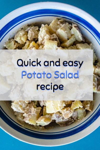 Gluten and Dairy-free Potato Salad in a bowl