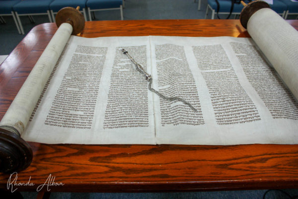 Torah and yad are traditional judaica