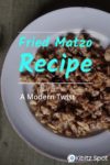 Plate of fried matzo