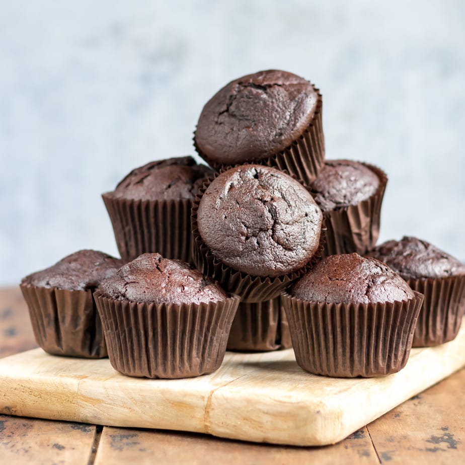 beet chocolate muffins 3sq