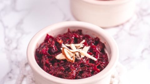 beetroot halwa recipe 1