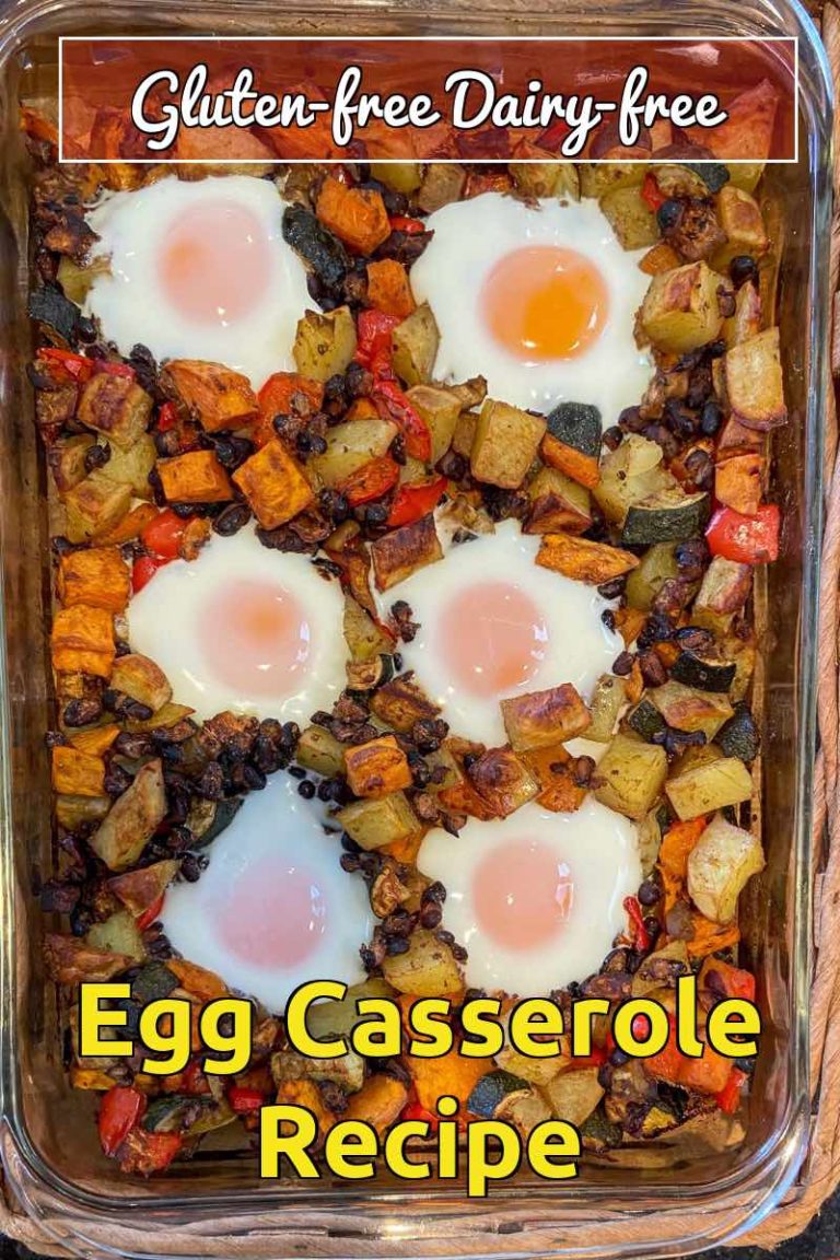 Dairy and Gluten-free Egg Casserole - One Dish Brunch with Sweet Potato