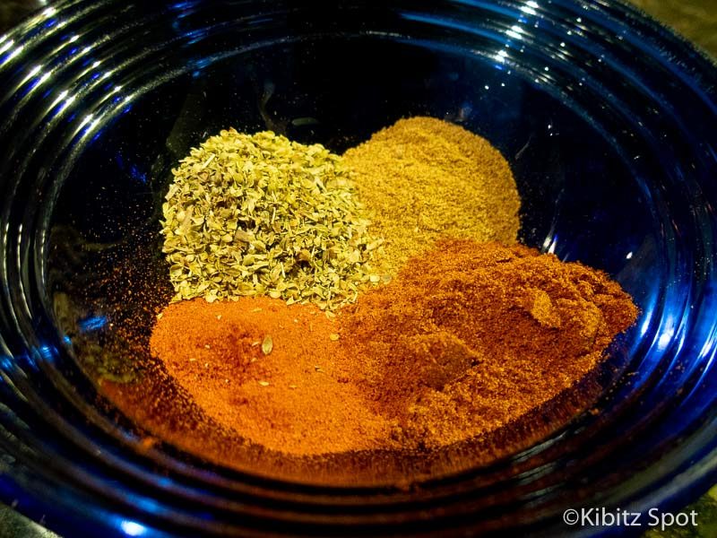 The four main spices to make mild chili powder