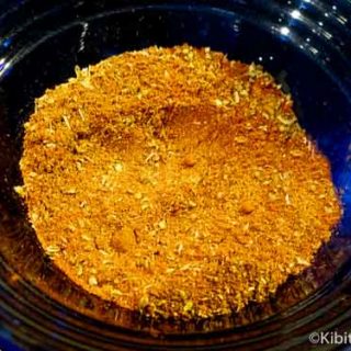 Chili powder in a bowl, ready to use