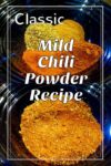 A bowl of mild chili powder