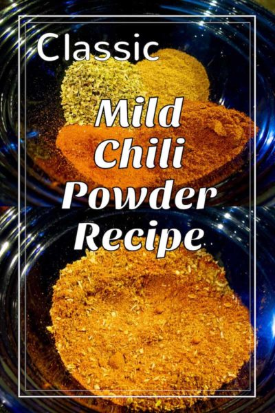 A bowl of mild chili powder