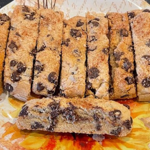 Chocolate chip mandel bread recipe