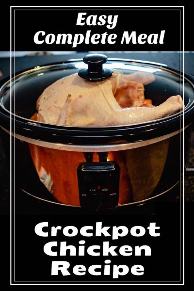 Chicken stew in a slow cooker