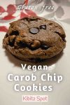 The BEST EVER soft and chewy vegan and gluten-free carob chip cookies, loaded with two kinds of carob, creating delicious cookie perfection. 