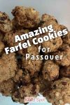 A batch of farfel cookies made Kosher for passover