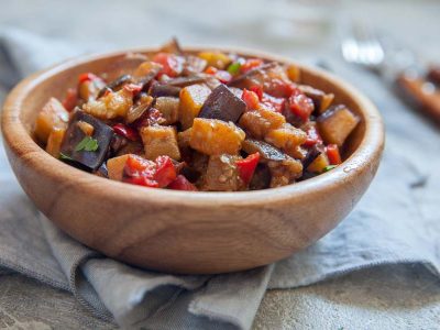 This sautéed eggplant recipe is the perfect gluten-free and vegetarian comfort food.