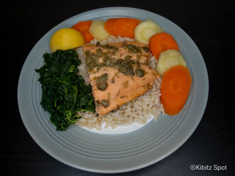 Easy Mediterranean Baked Salmon with Capers and Lemon