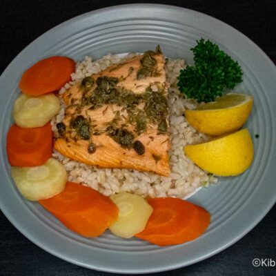 Easy Mediterranean Baked Salmon with Capers and Lemon