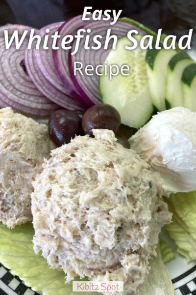 Learn how to make a traditional Jewish whitefish salad recipe using smoked whitefish, mayo, lemon juice, and celery. It's simple, creamy, and perfect for bagels or crackers. No onion, no sour cream, just old-school deli flavor.