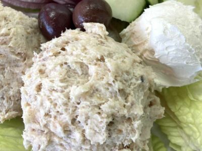 A delicious scoop from our Jewish whitefish salad recipe