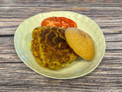 Pad thai gluten-free veggie burger
