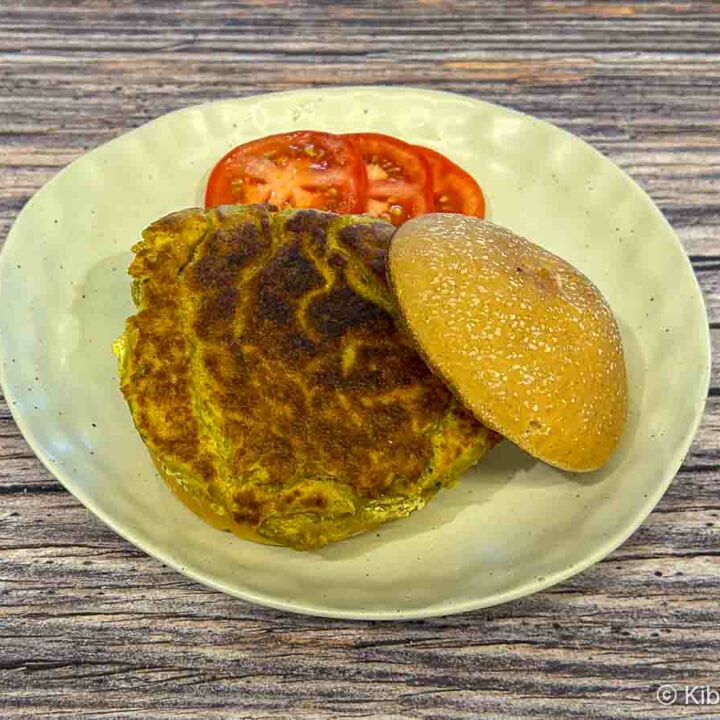 Pad thai gluten-free veggie burger