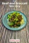 Easy beef and broccoli stir-fry with ginger sauce
