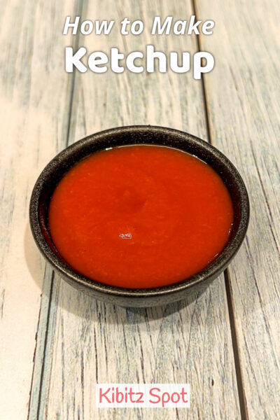 How to make tomato ketchup at home with simple ingredients in your pantry. Easy to customize and ready in under 20 minutes.